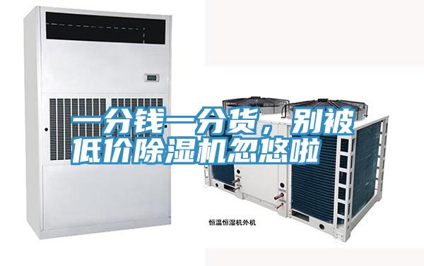 一分錢(qián)一分貨，別被低價(jià)除濕機(jī)忽悠啦