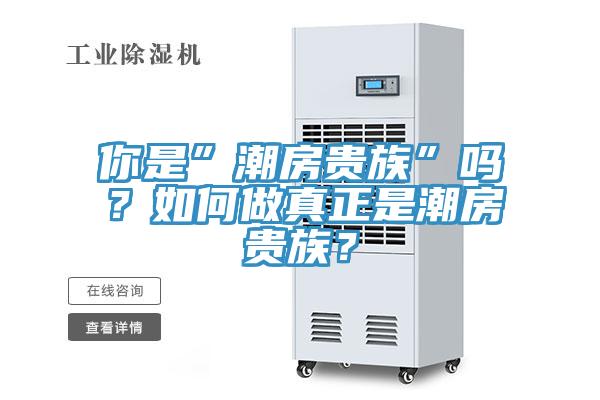 你是”潮房貴族”嗎？如何做真正是潮房貴族？