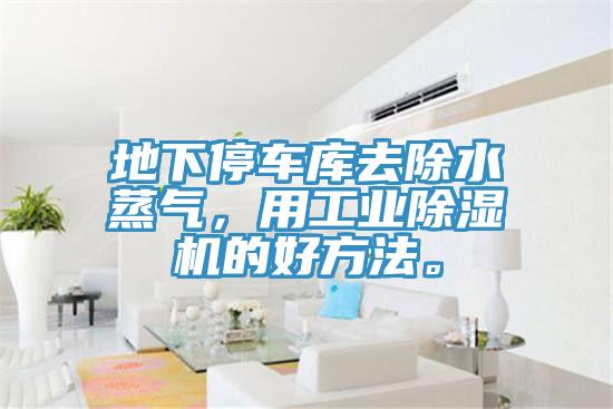 地下停車(chē)庫(kù)去除水蒸氣，用工業(yè)除濕機(jī)的好方法。