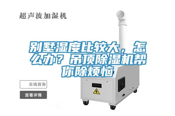 別墅濕度比較大，怎么辦？吊頂除濕機幫你除煩惱