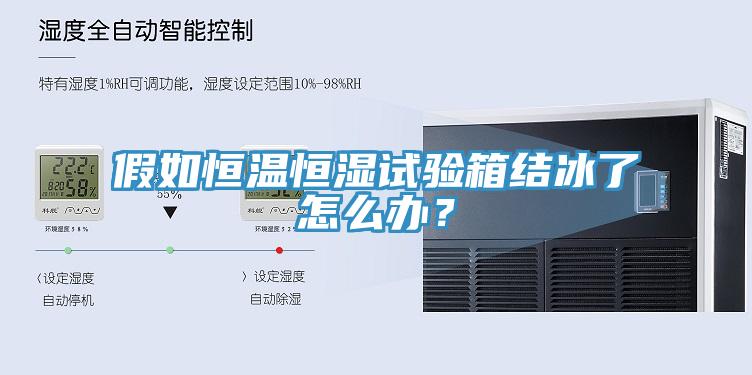 假如恒溫恒濕試驗箱結(jié)冰了怎么辦？