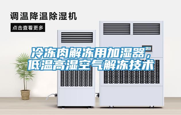 冷凍肉解凍用加濕器，低溫高濕空氣解凍技術(shù)