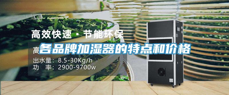 各品牌加濕器的特點(diǎn)和價格