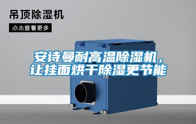 安詩曼耐高溫除濕機，讓掛面烘干除濕更節(jié)能