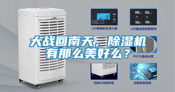 大戰(zhàn)回南天，除濕機(jī)有那么美好么？