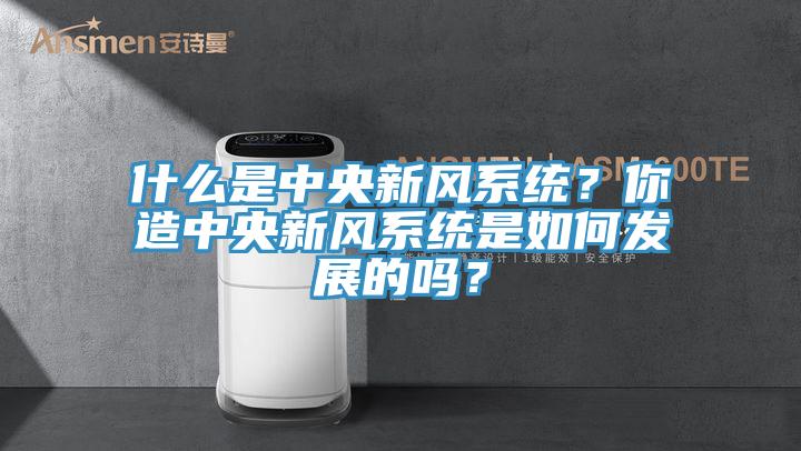 什么是中央新風系統(tǒng)？你造中央新風系統(tǒng)是如何發(fā)展的嗎？