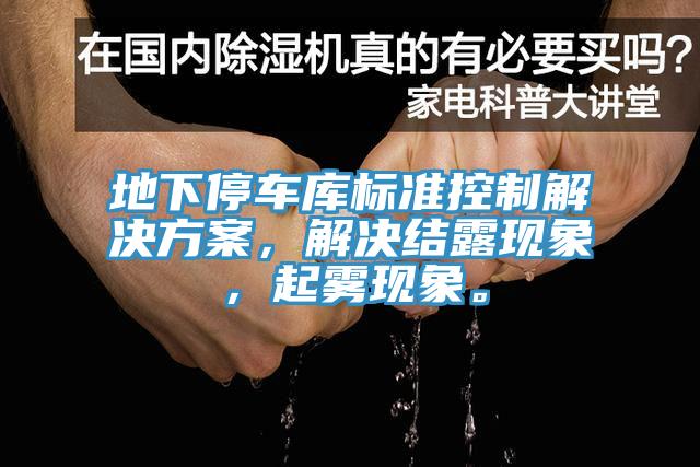 地下停車(chē)庫(kù)標(biāo)準(zhǔn)控制解決方案，解決結(jié)露現(xiàn)象，起霧現(xiàn)象。