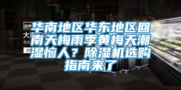 華南地區(qū)華東地區(qū)回南天梅雨季黃梅天潮濕惱人？除濕機(jī)選購指南來了