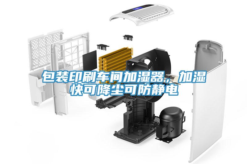包裝印刷車間加濕器，加濕快可降塵可防靜電