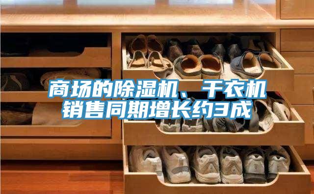 商場(chǎng)的除濕機(jī)、干衣機(jī)銷(xiāo)售同期增長(zhǎng)約3成