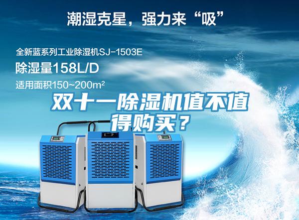 雙十一除濕機值不值得購買？