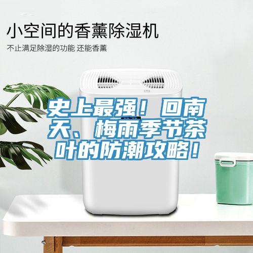 史上最強(qiáng)！回南天、梅雨季節(jié)茶葉的防潮攻略！