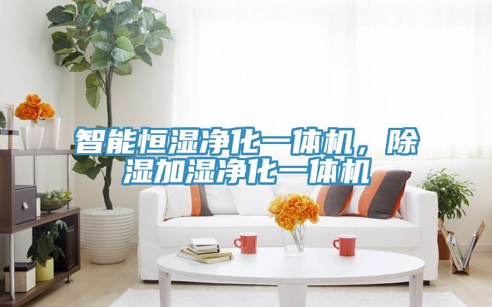 智能恒濕凈化一體機，除濕加濕凈化一體機
