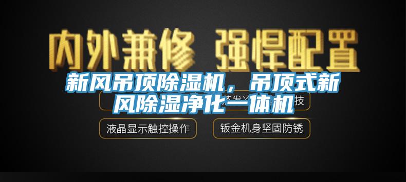 新風(fēng)吊頂除濕機，吊頂式新風(fēng)除濕凈化一體機