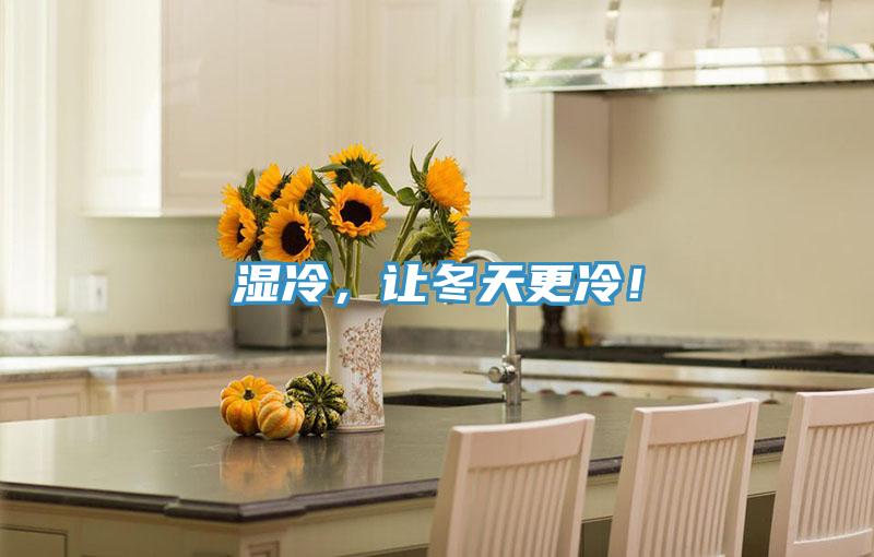 濕冷，讓冬天更冷！