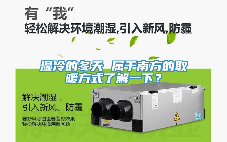 濕冷的冬天 屬于南方的取暖方式了解一下？