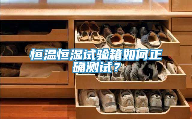 恒溫恒濕試驗(yàn)箱如何正確測(cè)試？