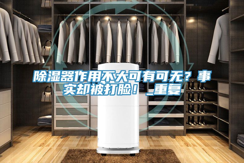 除濕器作用不大可有可無？事實(shí)卻被打臉！_重復(fù)