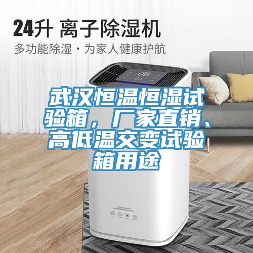 武漢恒溫恒濕試驗(yàn)箱，廠家直銷、高低溫交變?cè)囼?yàn)箱用途