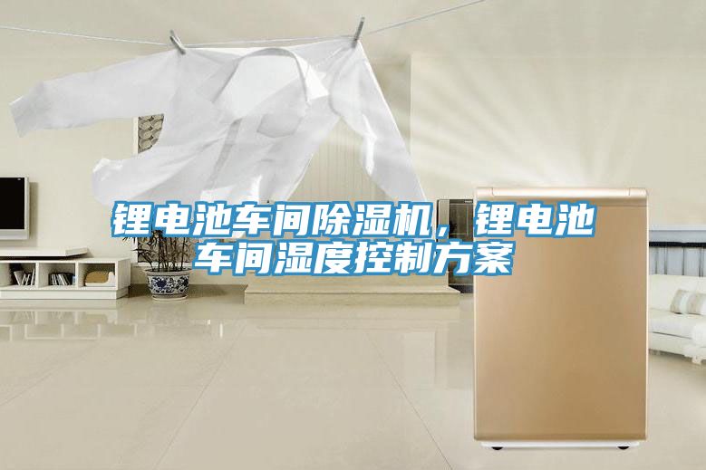 鋰電池車間除濕機，鋰電池車間濕度控制方案