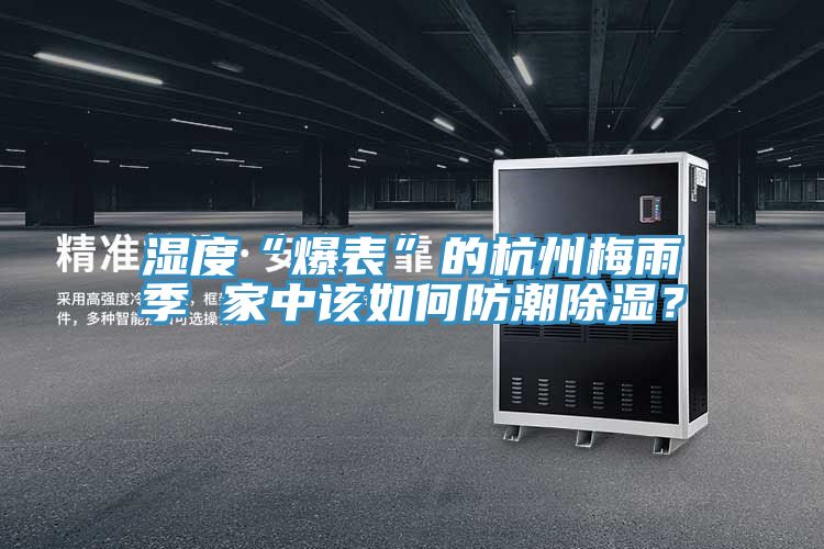 濕度“爆表”的杭州梅雨季 家中該如何防潮除濕？