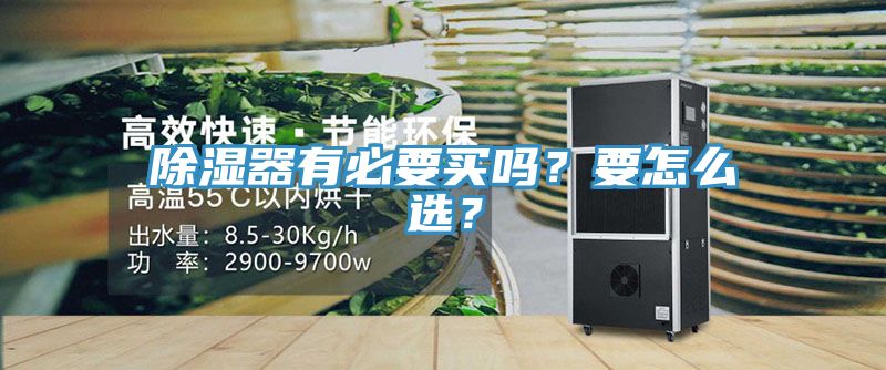 除濕器有必要買(mǎi)嗎？要怎么選？