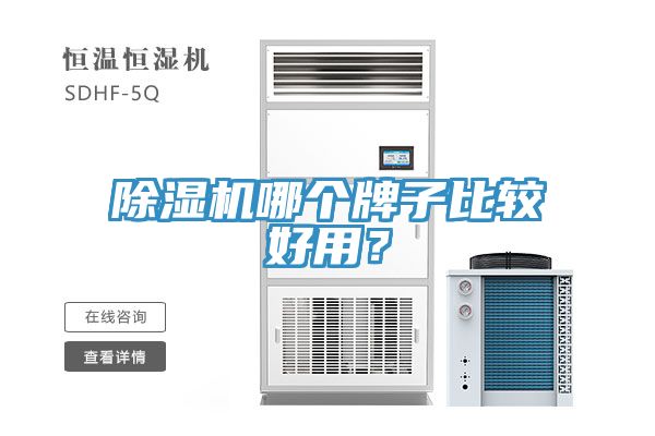 除濕機哪個牌子比較好用？