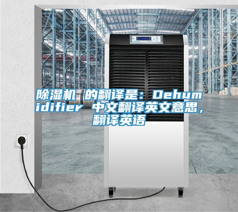 除濕機(jī) 的翻譯是：Dehumidifier 中文翻譯英文意思，翻譯英語