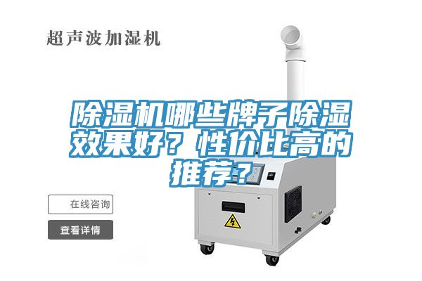 除濕機(jī)哪些牌子除濕效果好？性價(jià)比高的推薦？