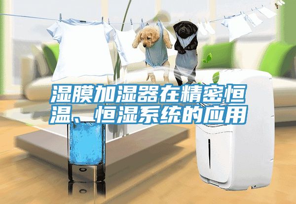 濕膜加濕器在精密恒溫、恒濕系統(tǒng)的應(yīng)用