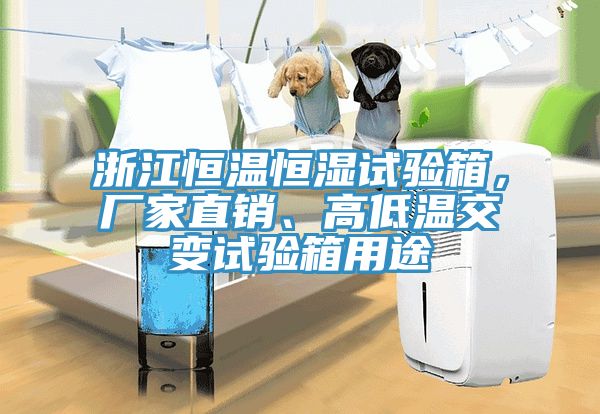 浙江恒溫恒濕試驗箱，廠家直銷、高低溫交變試驗箱用途
