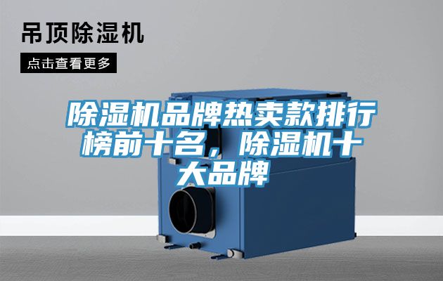 除濕機品牌熱賣款排行榜前十名，除濕機十大品牌