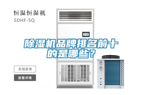 除濕機(jī)品牌排名前十的是哪些？