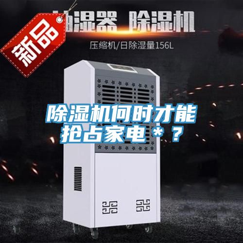 除濕機(jī)何時(shí)才能搶占家電＊？