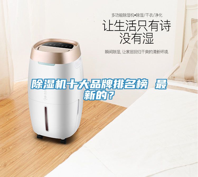 除濕機十大品牌排名榜 最新的？