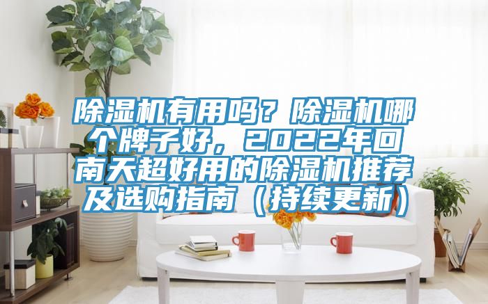 除濕機(jī)有用嗎？除濕機(jī)哪個(gè)牌子好，2022年回南天超好用的除濕機(jī)推薦及選購(gòu)指南（持續(xù)更新）
