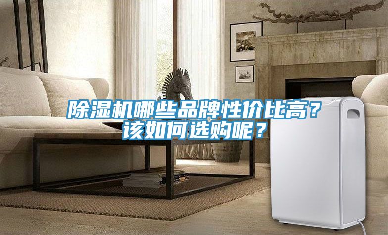 除濕機哪些品牌性價比高？該如何選購呢？