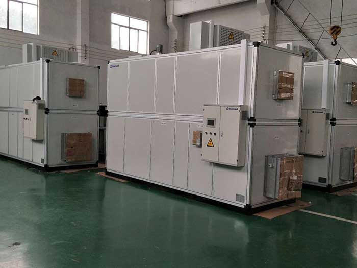 濟(jì)南銘威化工鋰電池鈷酸鋰零下40℃露點(diǎn)，三臺(tái)全新風(fēng)轉(zhuǎn)輪除濕機(jī)組